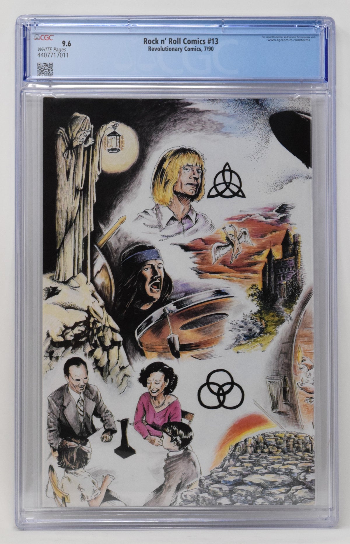 Rock N Roll Comics 13 Revolutionary 1990 CGC 9.6 Led Zeppelin Jimmy Page Plant