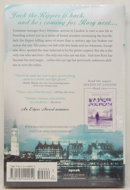The Name of the Star (Shades of London) Maureen Johnson 2012 NM New