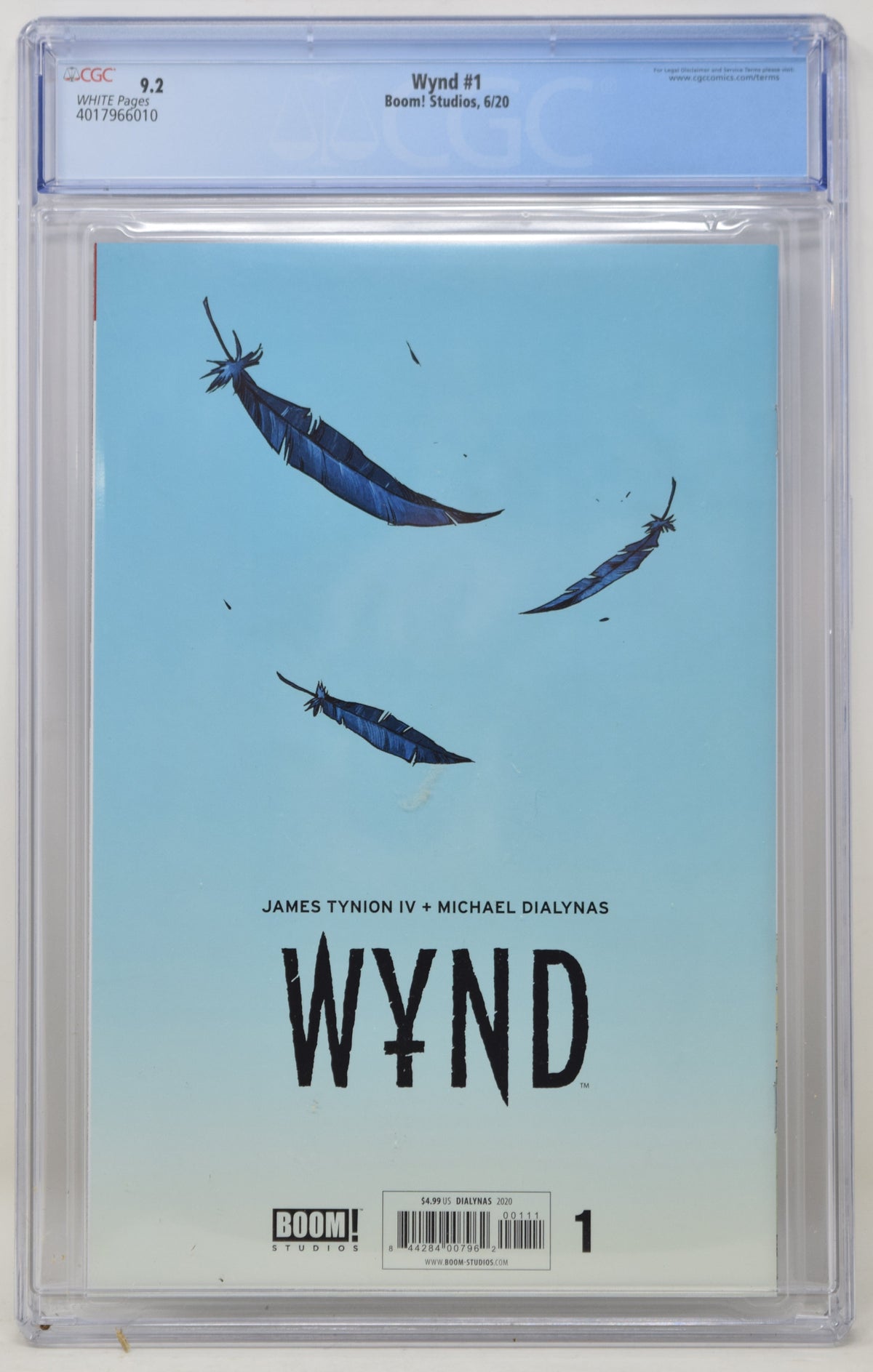 Wynd 1 Boom 2020 CGC 9.2 Michael Dialynas James Tynion IV