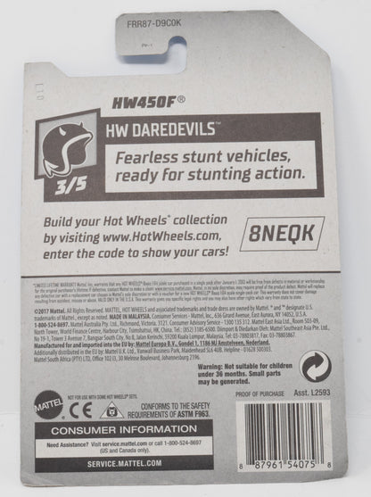 Hot Wheels HW450F HW DareDevils DieCast bike  New 3/5