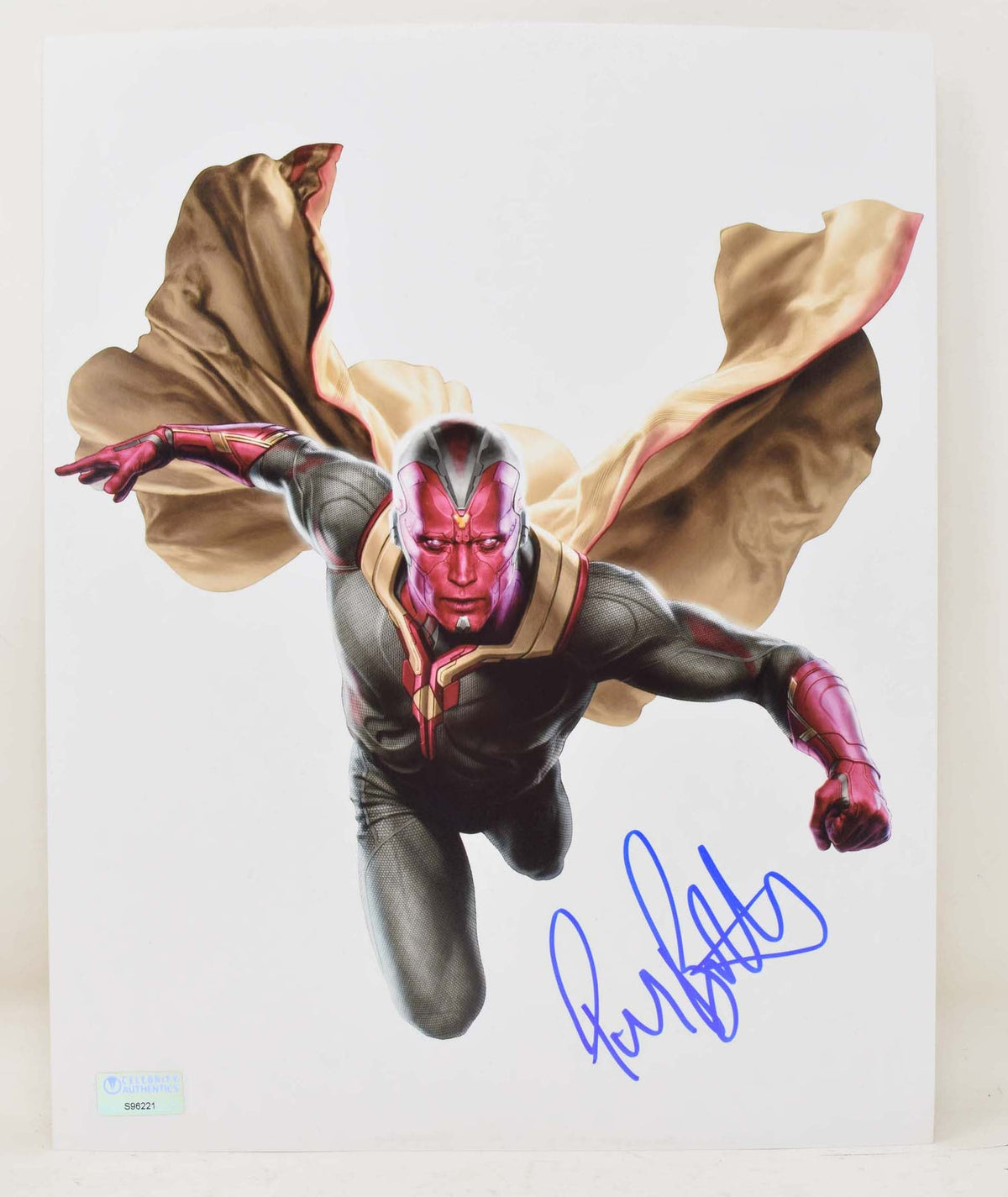Paul Bettany Avengers Jarvis Vision Signed 8 x 10 Photo