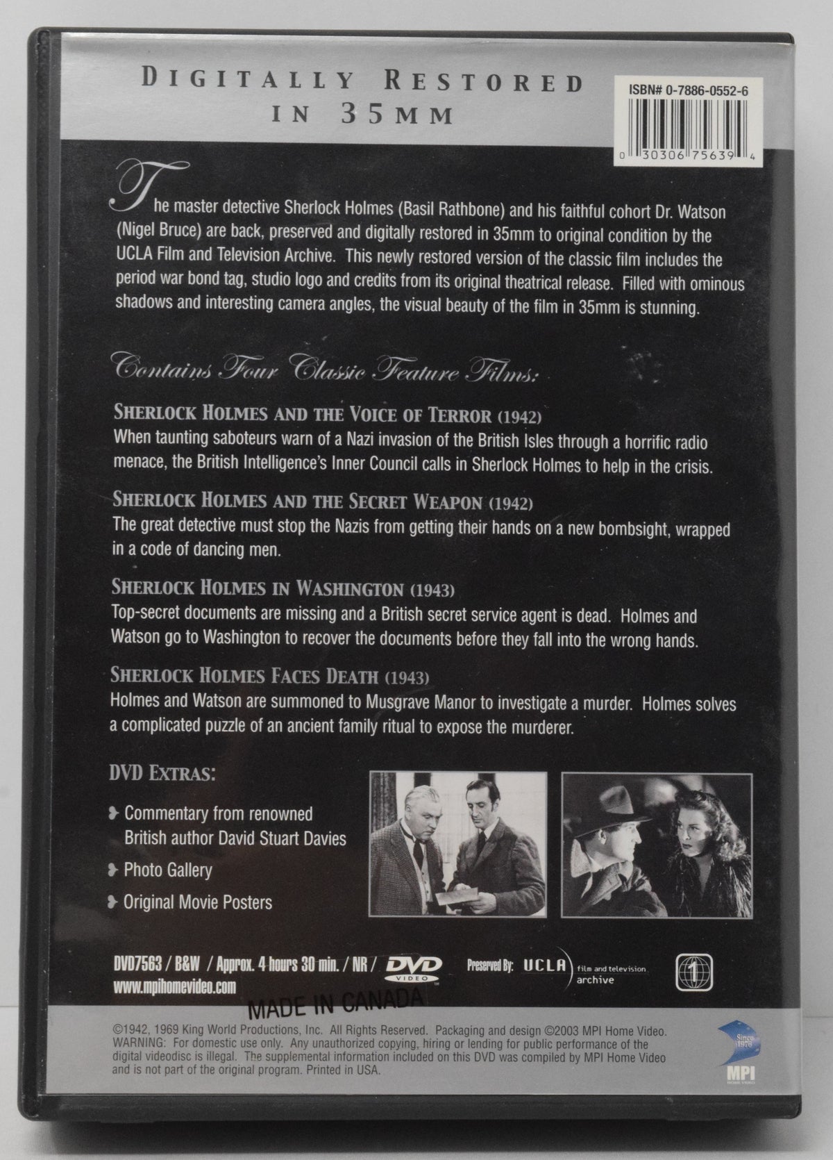 The Sherlock Holmes Collection Volume One DVD