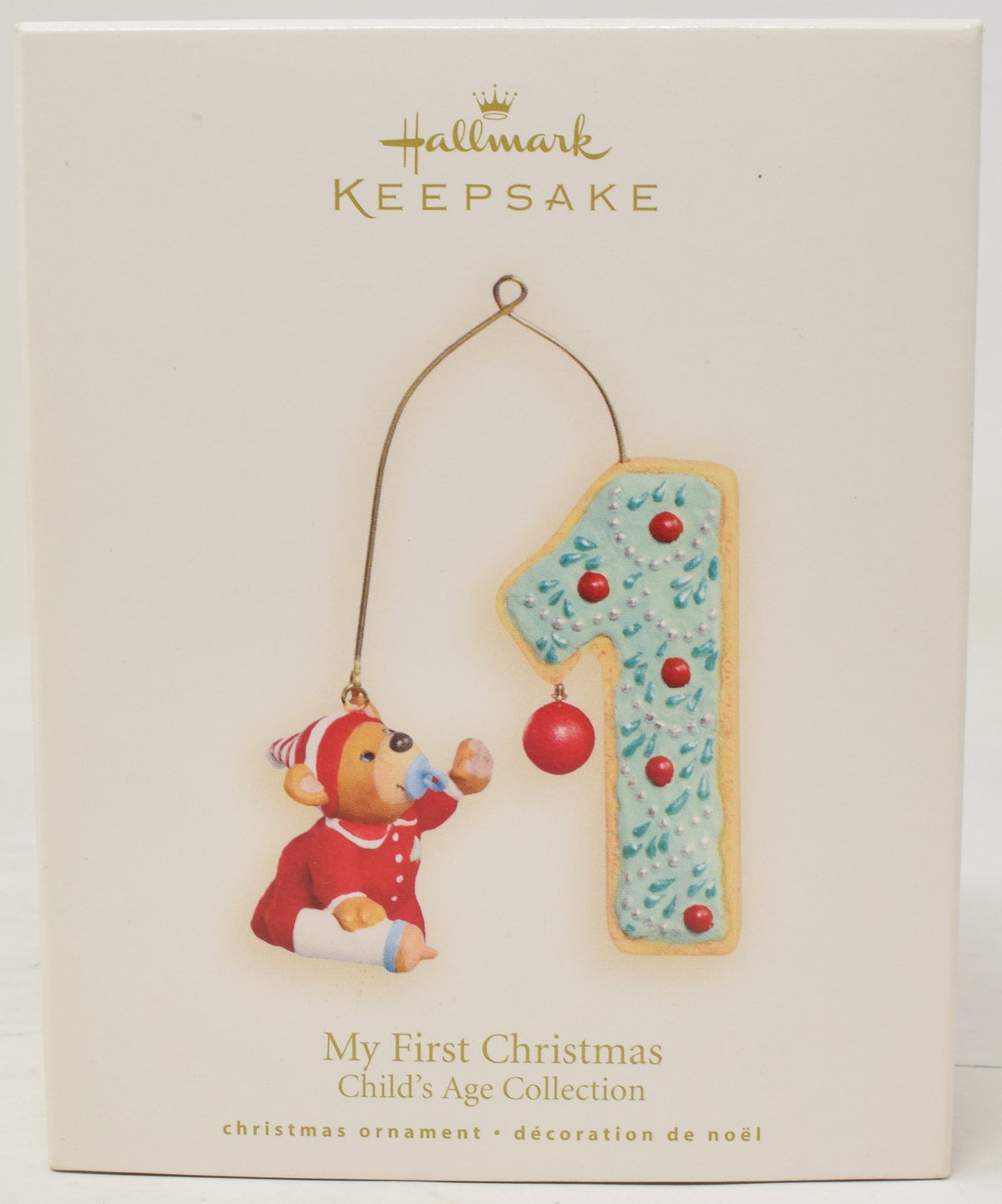 Hallmark Keepsake Ornament Bear My First Christmas Tree 2007 NIB