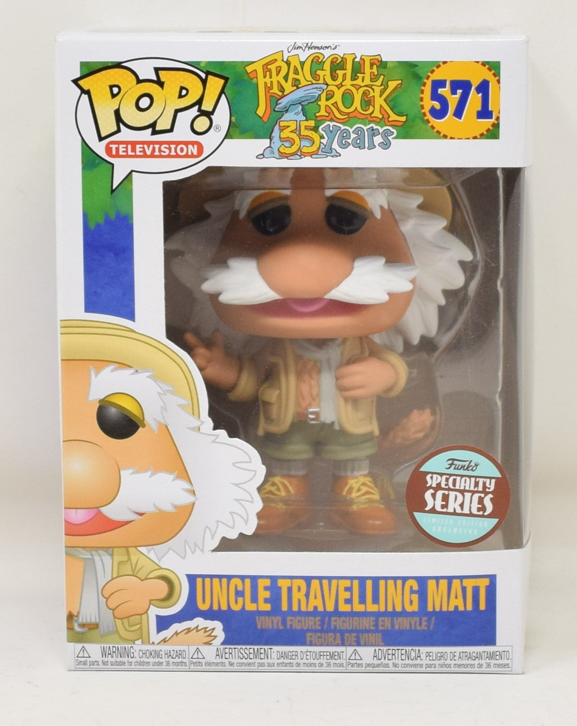 Fraggle Rock Uncle Travelling Matt 571 Pop Television Figure NIB