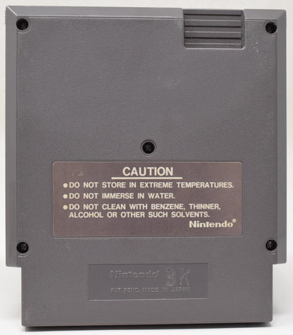 Nintendo NES Kung Fu Video Game Cartridge