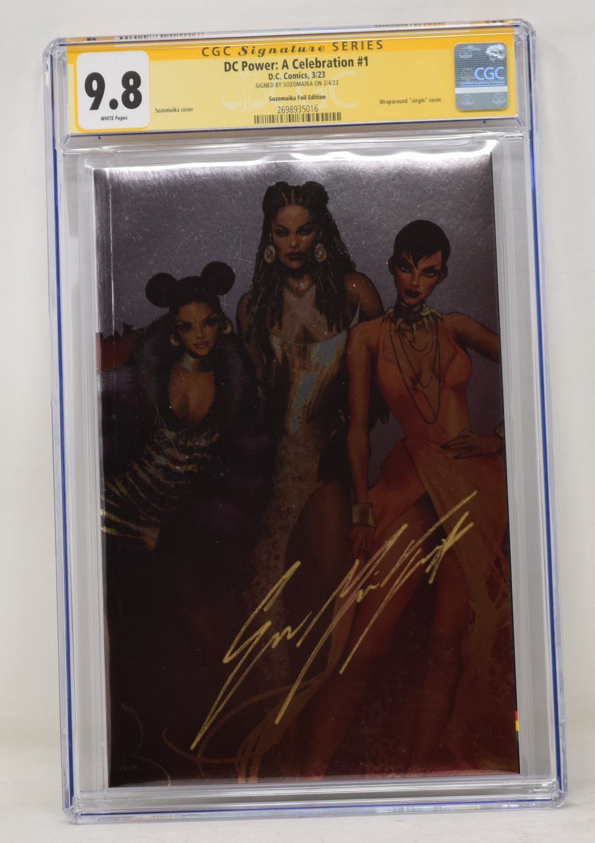 DC Power: A Celebration #1 Sozomaika 1:50 Foil Variant Sozomaika CGC SS 9.8