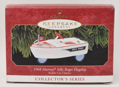 Hallmark Keepsake 1968 Murray Jolly Roger Flagship Boat Christmas Ornament 1999 NIB