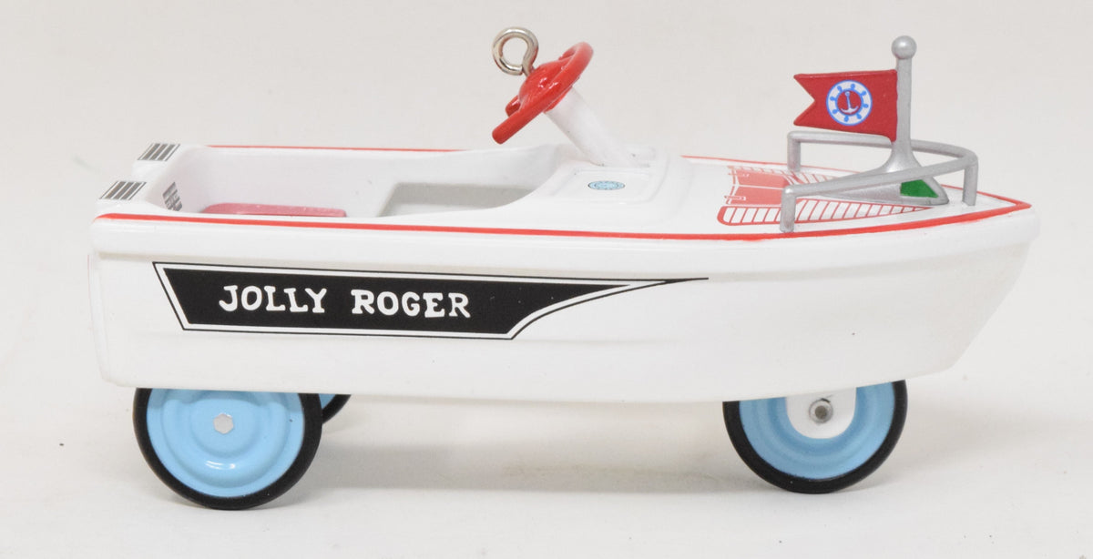 Hallmark Keepsake 1968 Murray Jolly Roger Flagship Boat Christmas Ornament 1999 NIB