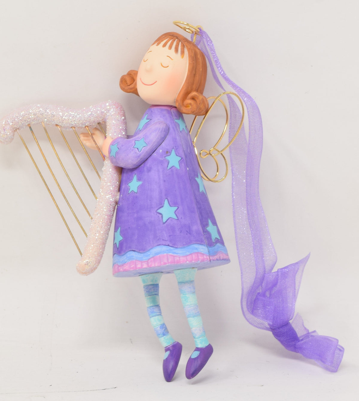 Hallmark Keepsake Ornament A Joyful Noise Harp Christmas Tree 2003 NIB