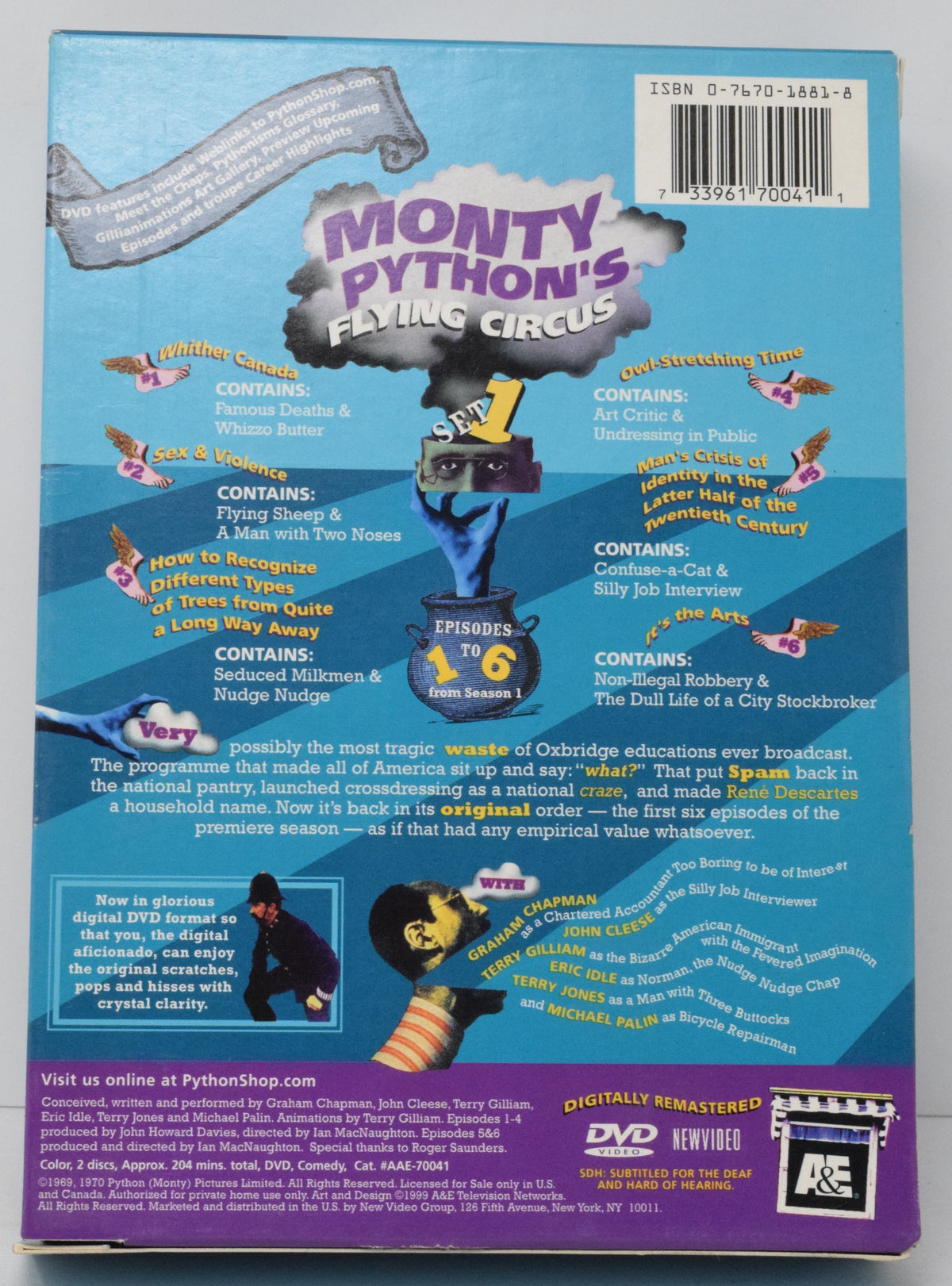 Monty Python's Flying Circus DVD Set 1