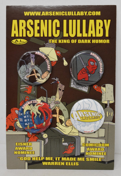 Arsenic Lullaby Devils Only Friend HC Signed Remark Pin Sticker Set