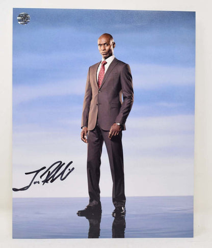 Lance Reddick The Wire Singed Photo 8 x 10 COA
