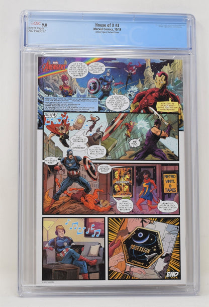 House Of X 3 Marvel 2019 CGC 9.8 John Tyler Christopher Action Figure Variant