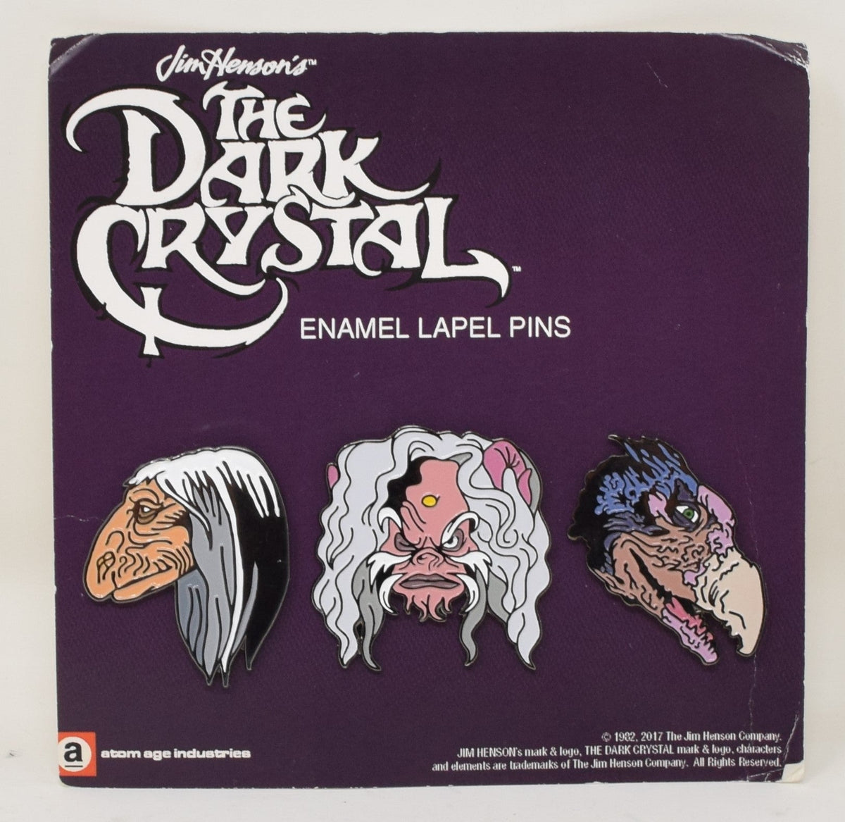 Jim Henson Dark Crystal Enamel Pin Set 3  New