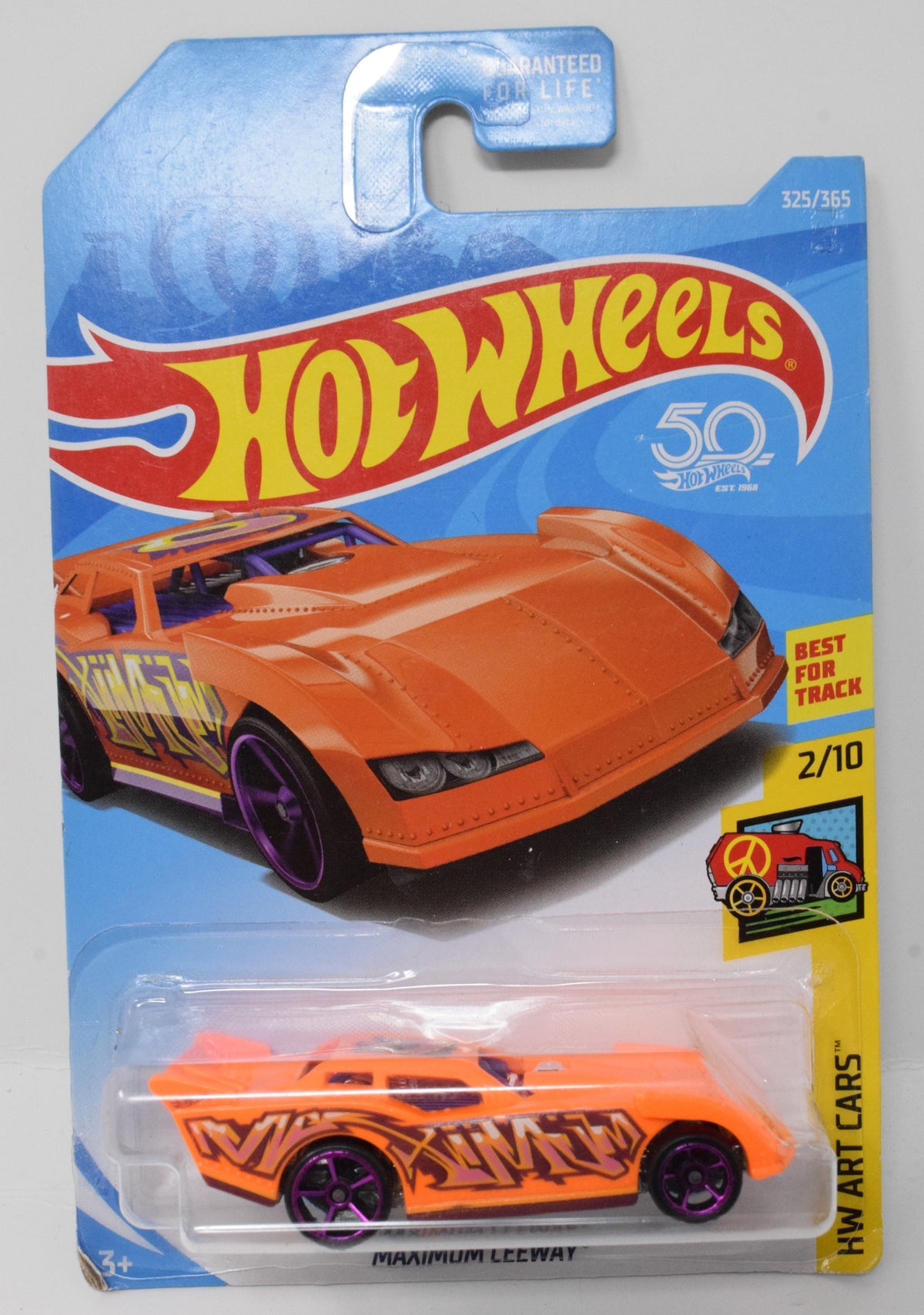 Hot Wheels Maximum Leeway HW Art Cars Orange 2/10 325 DieCast Car New
