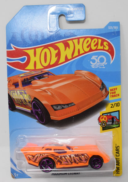Hot Wheels Maximum Leeway HW Art Cars Orange 2/10 325 DieCast Car New