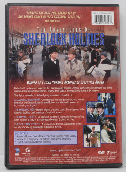 The Adventures of Sherlock Homes DVD