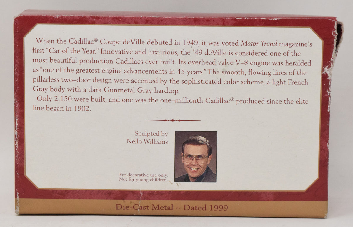 Hallmark Keepsake 1949 Cadillac Coupe DeVille Christmas Ornament 1999 NIB