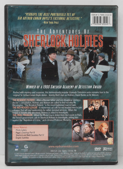 The Adventures of Sherlock Homes DVD Volume Five