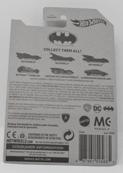Hot Wheels Batman Batmobile DC 2/6 DieCast Car New