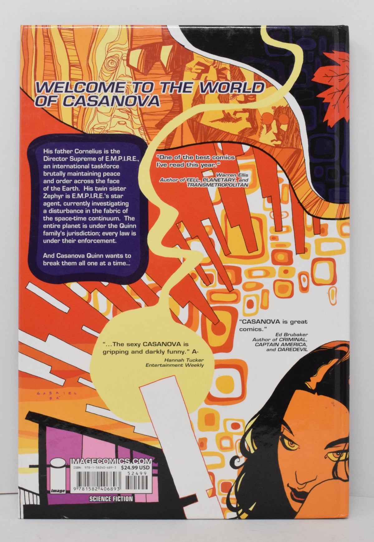Casanova Luxuria Vol 1 HC Image 2007 NM- 9.2 Matt Fraction Gabriel Ba
