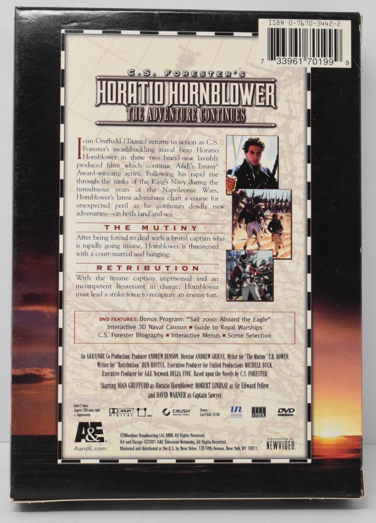 Horatio Hornblower The Adventure Continues DVD A&E