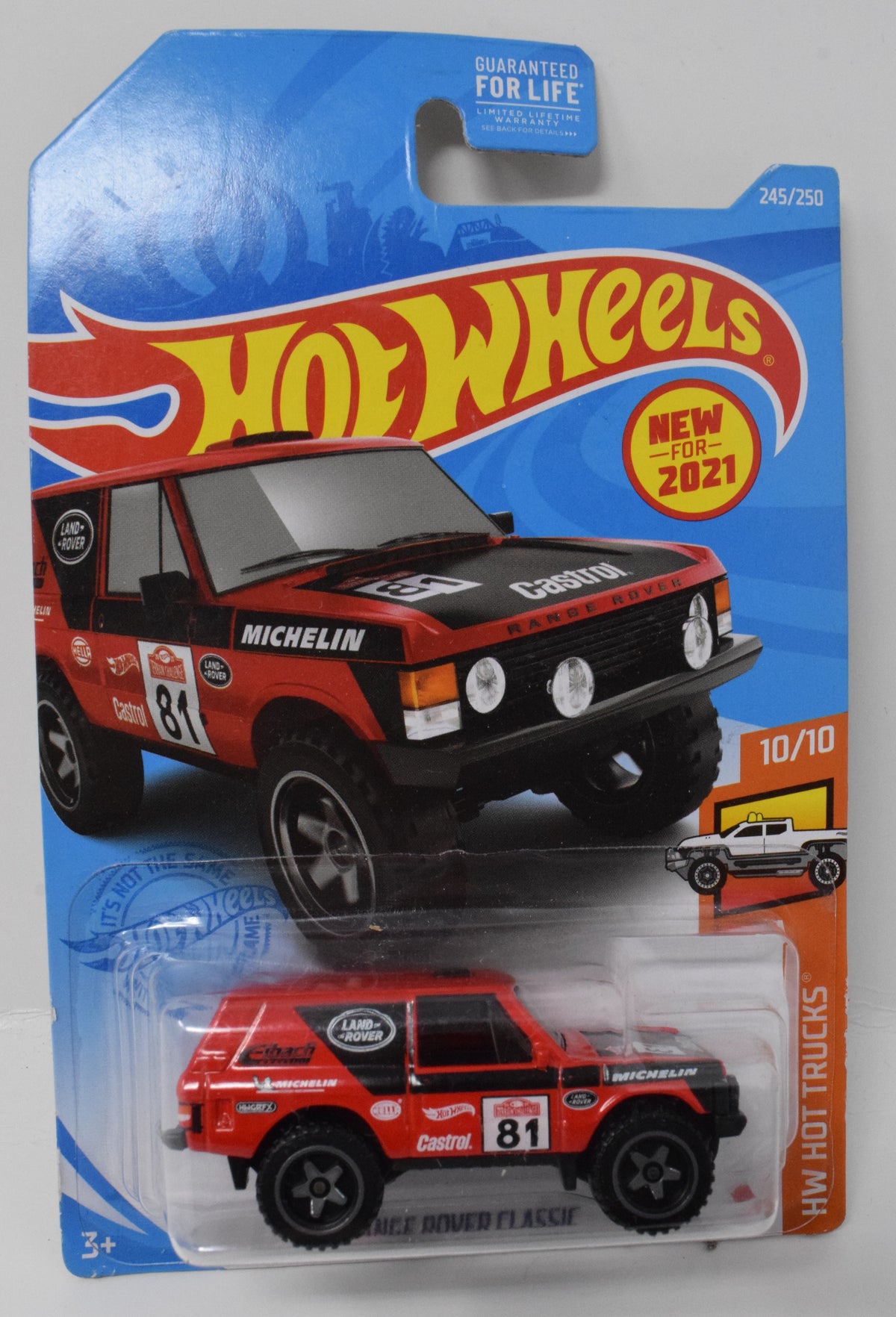 Hot Wheels Range Rover Classic HW Hot Trucks Red 10/10 245 DieCast Car New