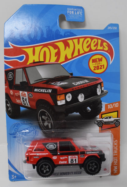 Hot Wheels Range Rover Classic HW Hot Trucks Red 10/10 245 DieCast Car New