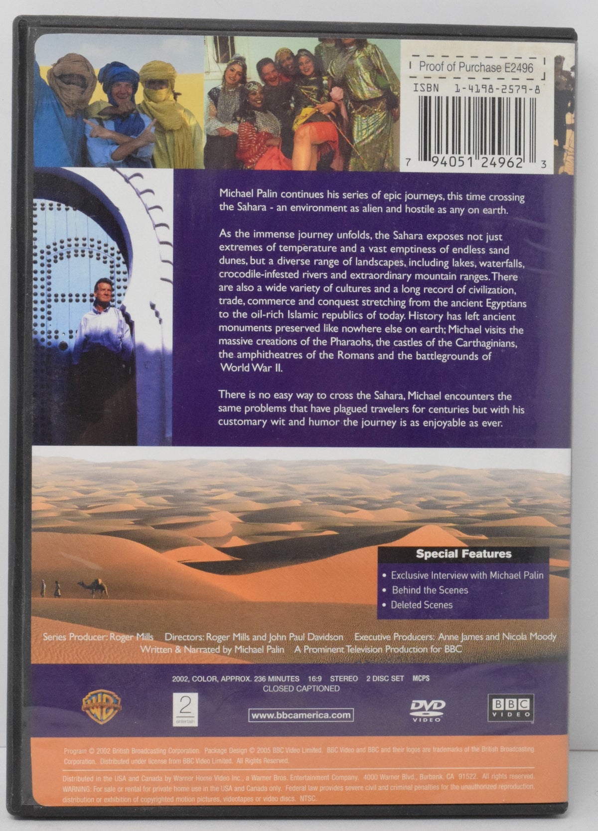 Michael Palin Sahara DVD