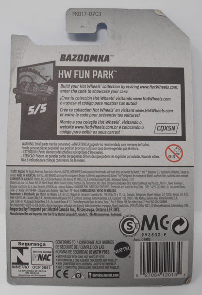 Hot Wheels Bazoomka HW Fun Park 5/5 191 DieCast Car New