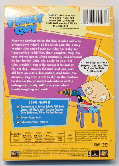 Family Guy Volume One Season 1 & 2 DVD
