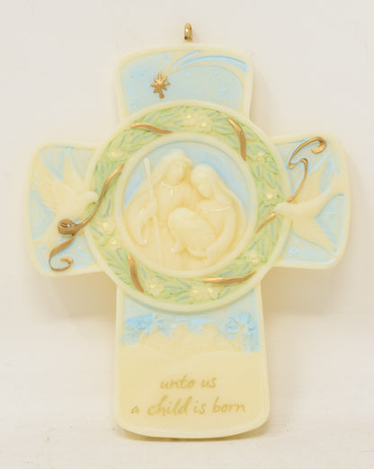 Hallmark Keepsake Ornament Heavens Holy Love Cross Christmas Tree 2010 NIB