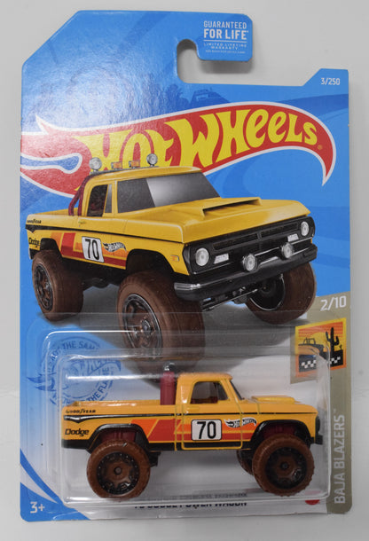 Hot Wheels 70 Dodge Power Wagon Baja Blazers 2/10 3 DieCast Car New