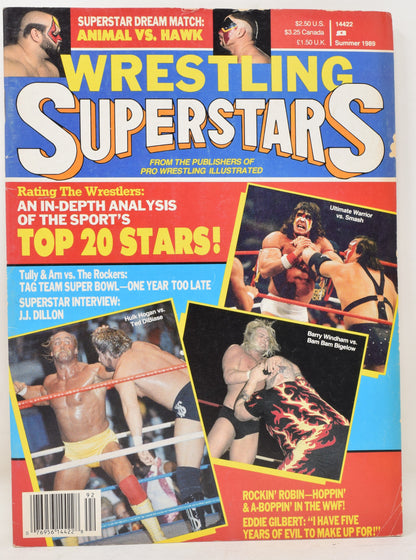 Wrestling Superstars Magazine Summer 1989 VG FN Hulk Hogan Ted Dibiase WWE WWF