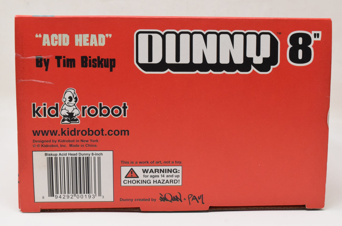 I Love Acid Head Dunny 9" Tim Biskup Kidrobot Vinyl Figure