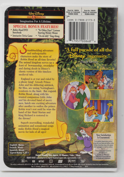 Robinhood DVD Gold Colletion Walt Disney