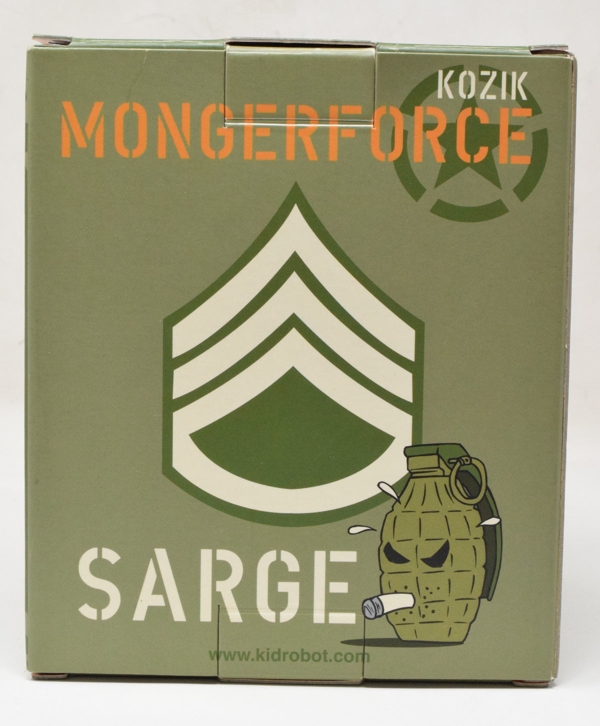 Frank Kozik Kidrobot Sarge Green Mongerforce Mongers NIB