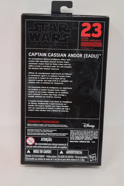 Star Wars Black Series 23 Captain Cassian Andor Eadu 6" Action Figure Hasbro NIB
