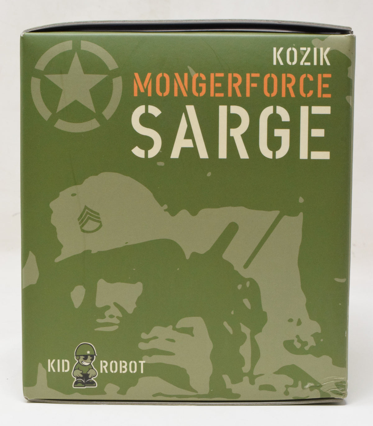 Frank Kozik Kidrobot Sarge Camo Desert Storm Mongerforce Mongers NIB