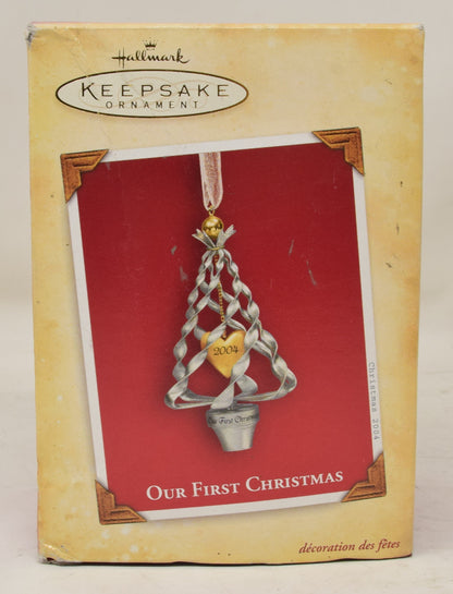 Hallmark Keepsake Ornament Our First Christmas Tree 2004 NIB