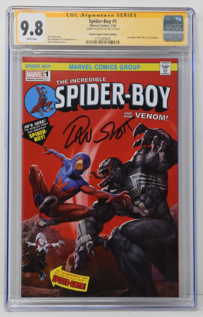 Spider-Boy #1 Marvel 2023 Skan Hulk 181 Trade CGC SS 9.8 SIGNED Dan Slott
