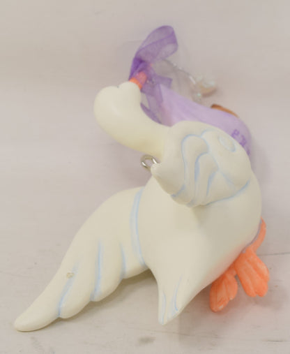Hallmark Keepsake Ornament Primera Navidad De Bebe Stork Christmas Tree 2004 NIB