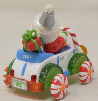 Hallmark Keepsake Ornament Santa's Sweet Ride Christmas Tree 2007 NIB