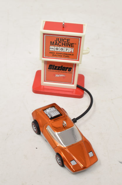 Hallmark Keepsake Ornament Hot Wheels Juice Machine Revvin Heaven Christmas 2002 NIB