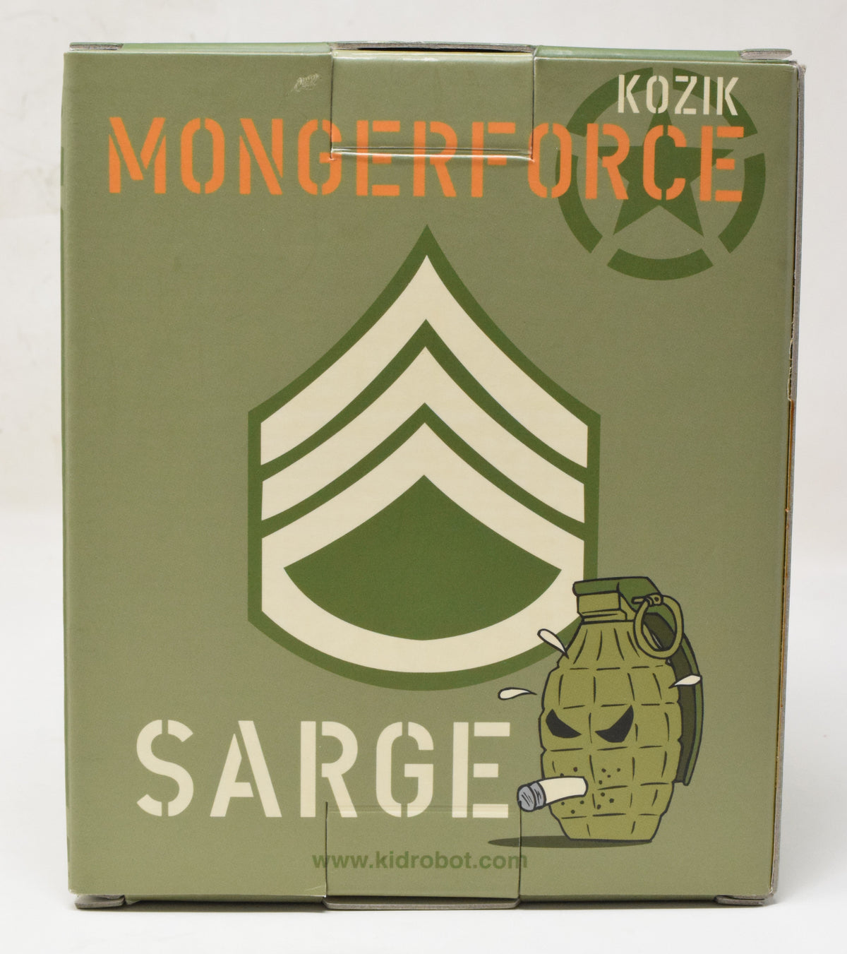 Frank Kozik Kidrobot Sarge Camo Desert Storm Mongerforce Mongers Signed