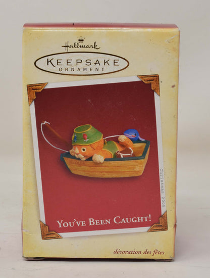 Hallmark Keepsake Ornament You’ve Been Caught Fishing Christmas Tree 2005 NIB