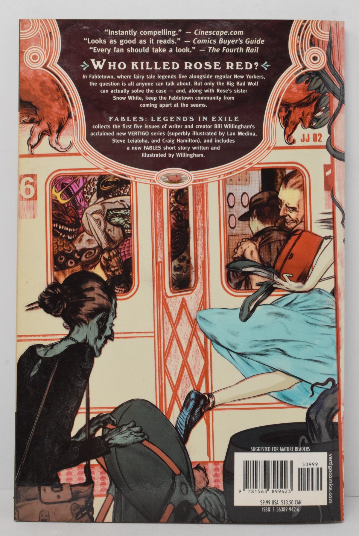 Fables TPB Vol 1 Vertigo 2002 NM 6th Print 1 - 5 Bill Willlingham