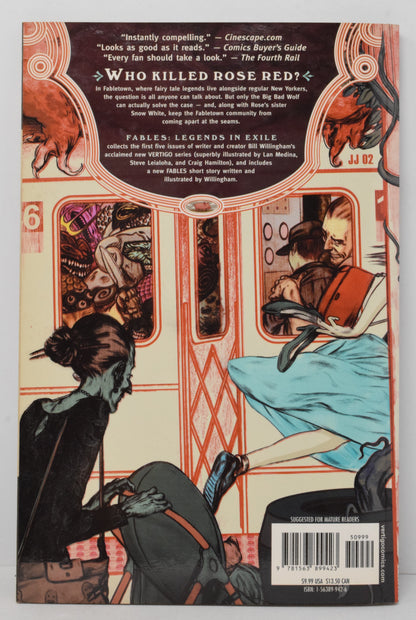 Fables TPB Vol 1 Vertigo 2002 NM 6th Print 1 - 5 Bill Willlingham