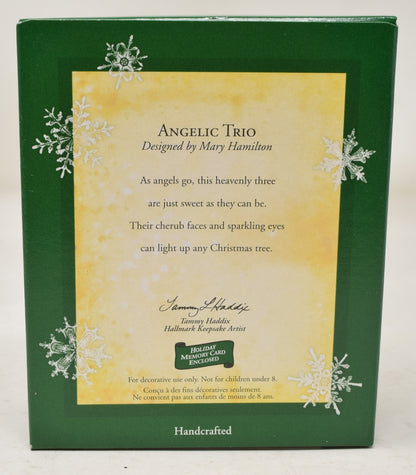 Hallmark Keepsake Ornament Angelic Trio Angels Christmas Tree 2005 NIB