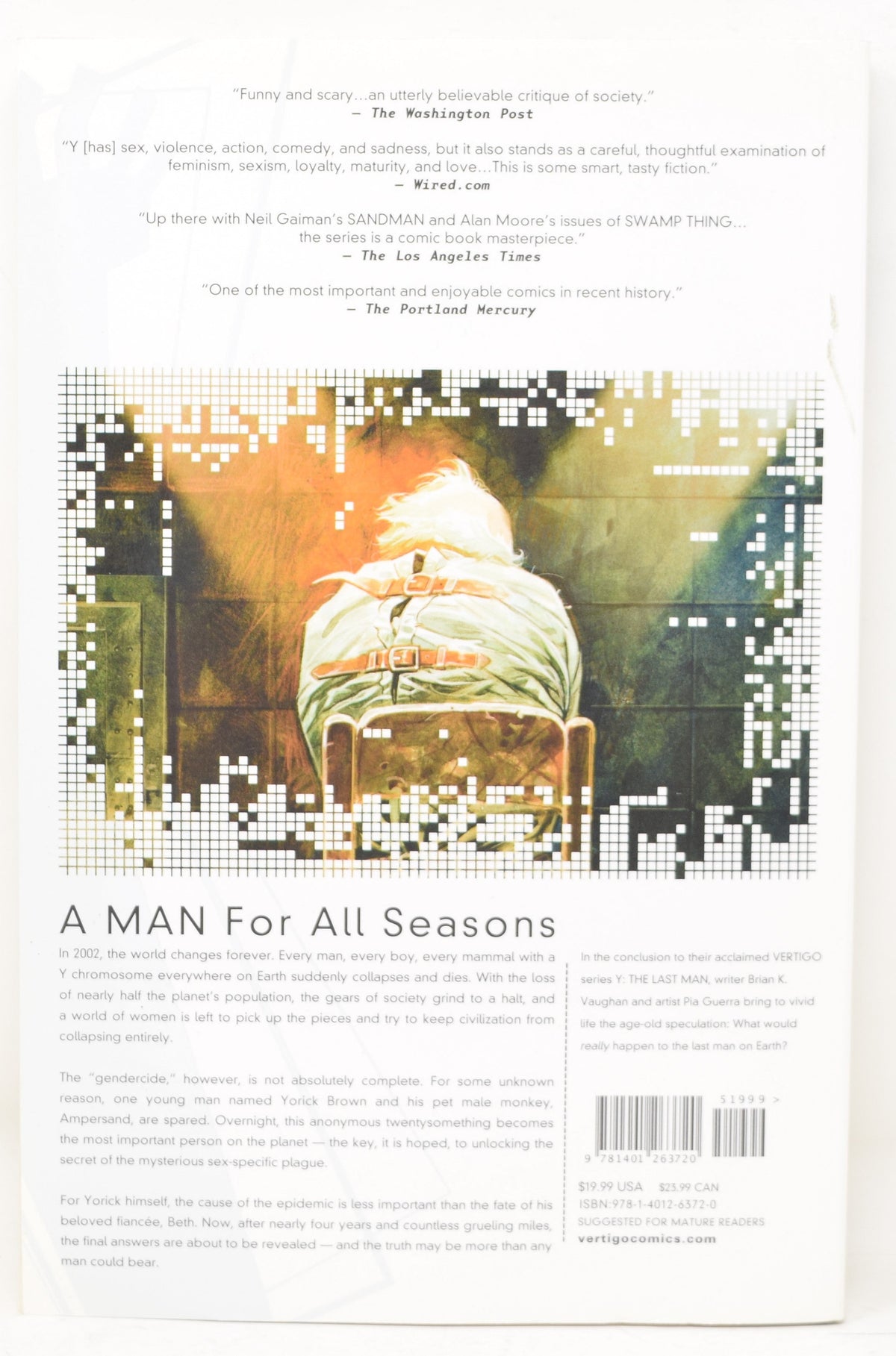 Y: The Last Man Book 5 TP Vertigo DC 2016 NM New